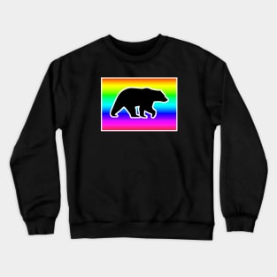 Rainbow Bear Graphic Crewneck Sweatshirt